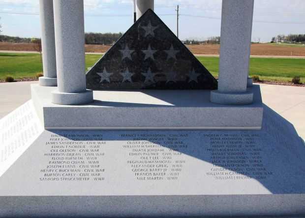 REMEMBER OUR FALLEN WAR MEMORIAL PAVILLION SIDE E