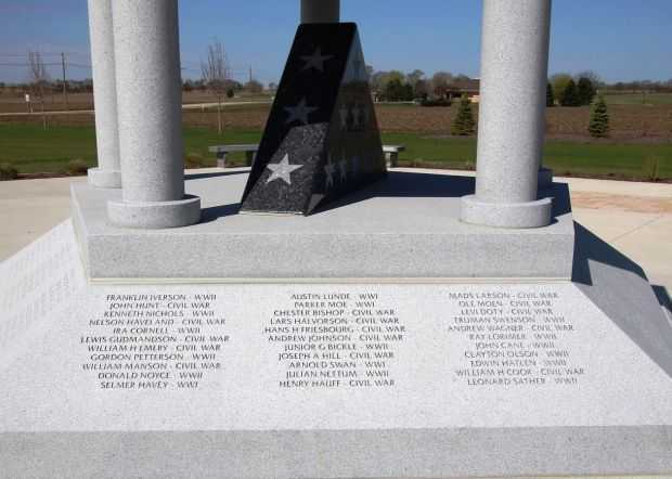 REMEMBER OUR FALLEN WAR MEMORIAL PAVILLION SIDE D