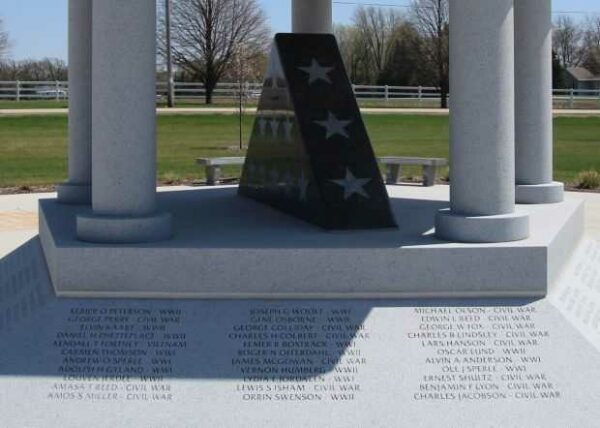 REMEMBER OUR FALLEN WAR MEMORIAL PAVILLION SIDE A