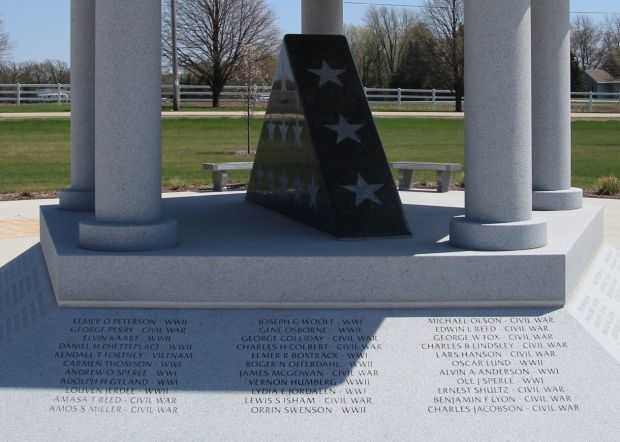 REMEMBER OUR FALLEN WAR MEMORIAL PAVILLION SIDE A