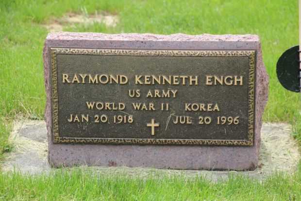 RAYMOND KENNETH ENGH MEMORIAL CEMETERY STONE