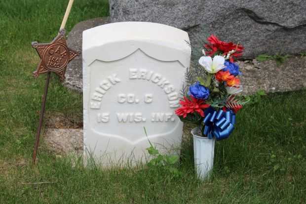 ERICK ERICKSON MEMORIAL CEMETERY STONE
