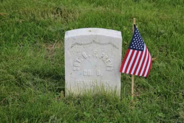 SGT. B. F. PREVO MEMORIAL CEMETERY STONE