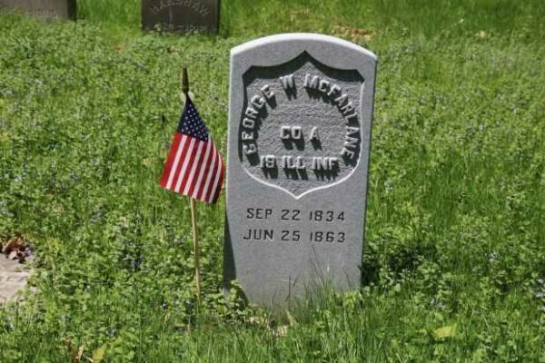 GEORGE W MCFARLANE MEMORIAL CEMETERY STONE