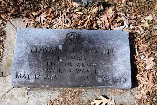 EDWARD J CRONIN MEMORIAL CEMETERY STONE