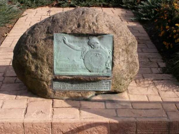 BEREA U.S.S. MAINE MEMORIAL PLAQUE