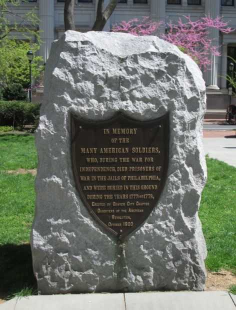 AMERICAN REVOLUTIONARY WAR SOLDIERS WHO DIED IN BRITISH JAILS MEMORIAL