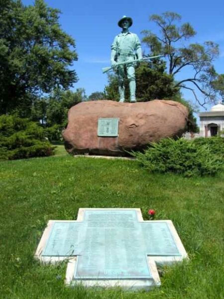 BOHEMIAN NATIONAL CEMETERY SPANISH-AMERICAN WAR MEMORIAL