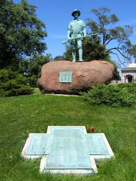 BOHEMIAN NATIONAL CEMETERY SPANISH-AMERICAN WAR MEMORIAL