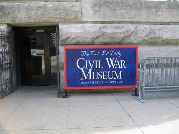 THE COL. ELI LILLY CIVIL WAR MUSEUM MEMORIAL MARKER
