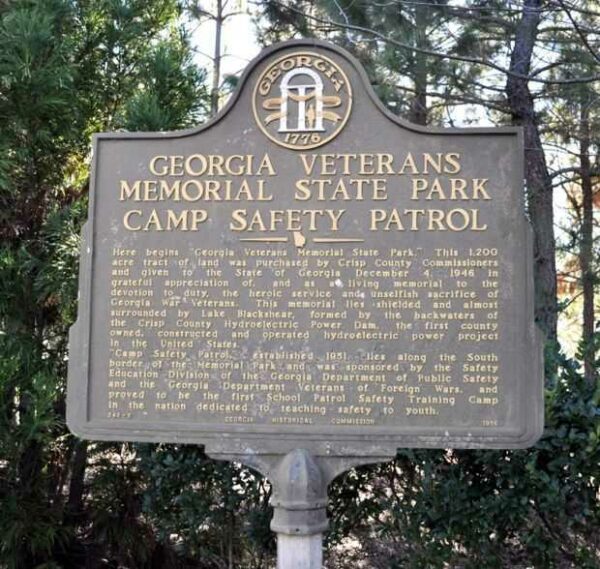 GEORGIA VETERANS MEMORIAL STATE PARK MARKER