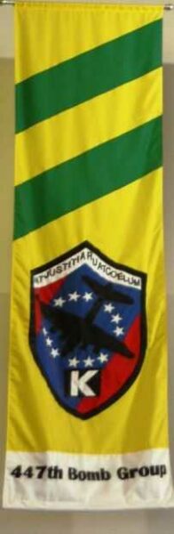 447TH BOMB GROUP WAR MEMORIAL BANNER