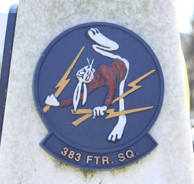 383 FTR. SQ. WAR MEMORIAL MEDALLION