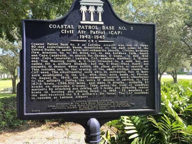 COASTAL PATROL BASE NO. 3 MEMORIAL MARKER