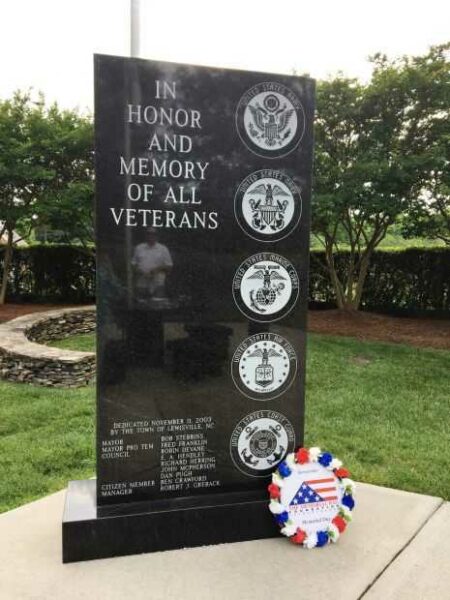 TOWN OF LEWISVILLE ALL VETERANS MEMORIAL CENTER STONE
