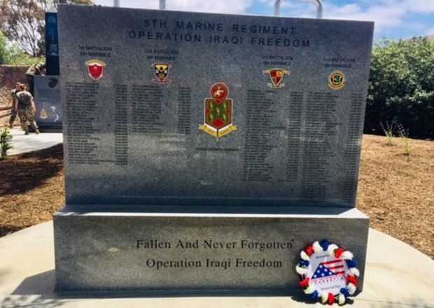 5TH MARINE REGIMENT OPERATION IRAQI FREEDOM WAR MEMORIAL