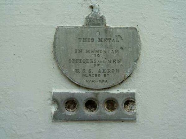 U.S.S. AKRON MEMORIAL PLAQUE