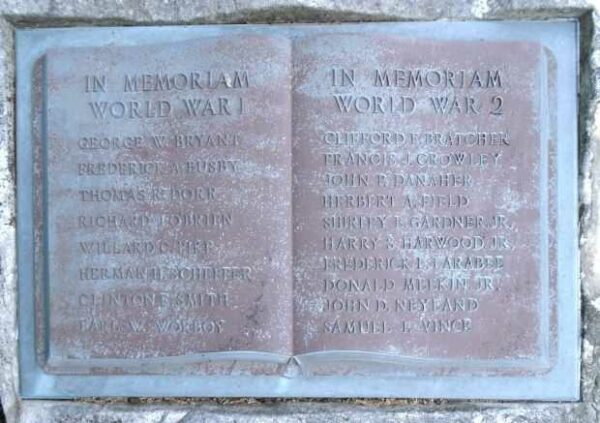 WILLIAMSTOWN WORLD WARS MEMORIAL BOOK PLAQUE