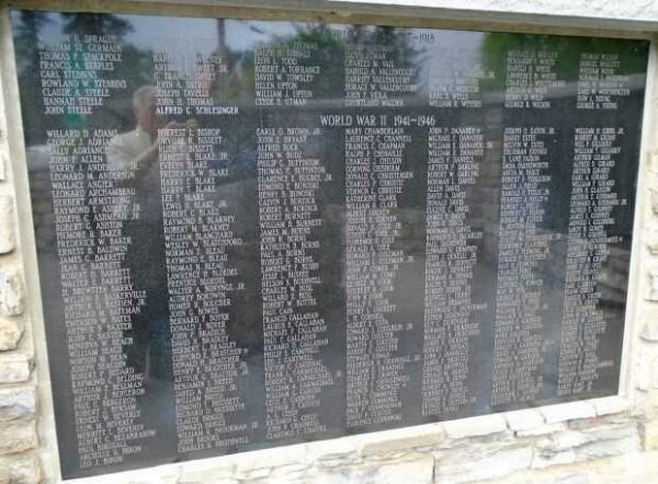 WILLIAMSTOWN WAR VETERANS MEMORIAL PLAQUE D