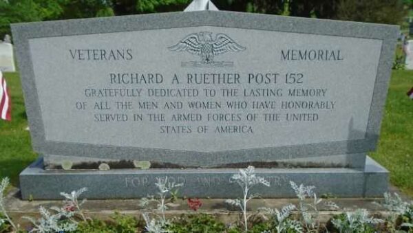 RICHARD A. RUETHER POST 152 VETERANS MEMORIAL