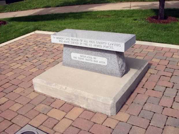 VIGO COUNTY LAWYERS MEMORIAL BENCH