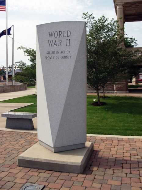 VIGO COUNTY WORLD WAR II MEMORIAL FRONT