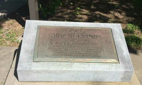 KING NEPTUNE MEMORIAL PLAQUE