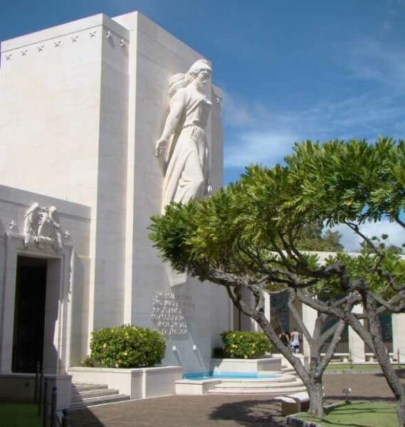 NATIONAL MEMORIAL CEMETERY OF THE PACIFIC LADY COLUMBIA
