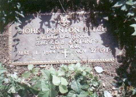 SERG. JOHN POINTER BEECH MEDAL OF HONOR GRAVSTONE