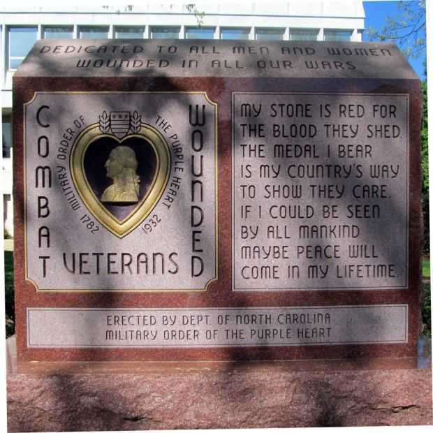RALEIGH COMBAT WOUNDED VETERANS MEMORIAL