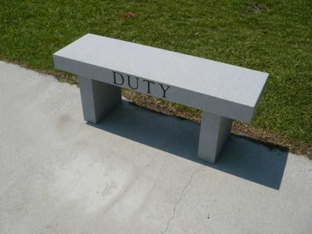 BLADEN COUNTY VETERANS MEMORIAL BENCH