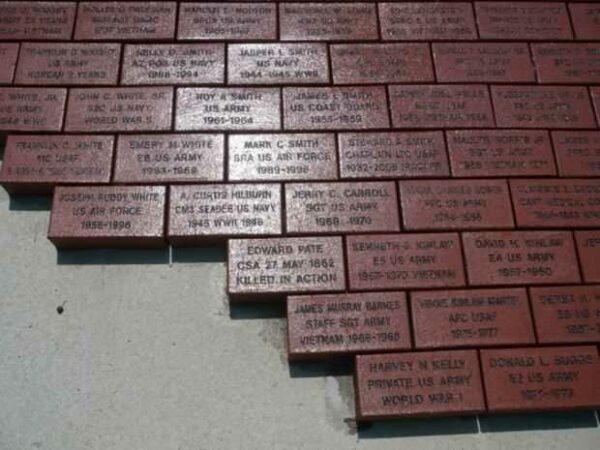 BLADEN COUNTY VETERANS MEMORIAL BRICKS SECTION C