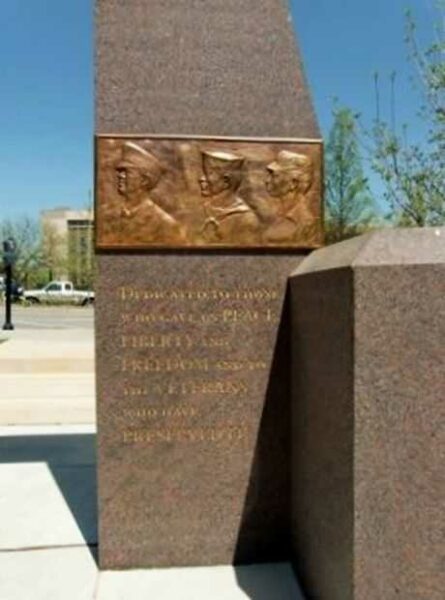 WESTERN NORTH CAROLINA VETERANS MEMORIAL RIGHT ENTRANCE PLAQUE