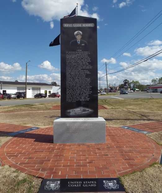 RUFUS GEDDIE HERRING MEDAL OF HONOR MEMORIAL