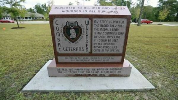 CAMP LEJEUNE COMBAT WOUNDED VETERANS MEMORIAL