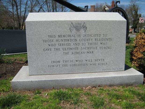 HUNTERDON COUNTY KOREAN WAR MEMORIAL