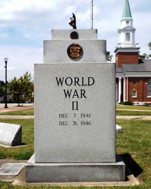 HOKE COUNTY WAR MEMORIAL RIGHT SIDE