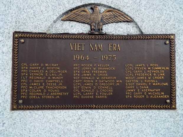 CATAWBA COUNTY WAR MEMORIAL PLAQUE E