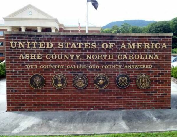 ASHE COUNTY VETERANS MEMORIAL WALL A