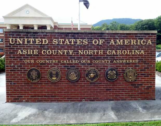 ASHE COUNTY VETERANS MEMORIAL WALL A