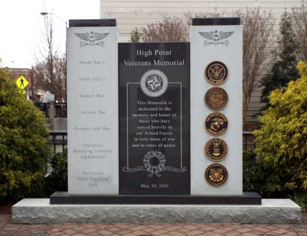 HIGH POINT VETERANS MEMORIAL