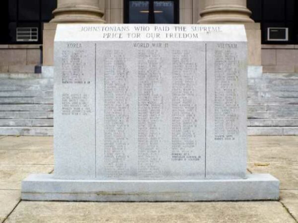 JOHNSTON COUNTY WAR DEAD MEMORIAL