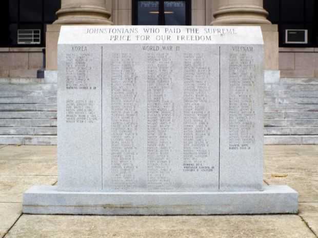 JOHNSTON COUNTY WAR DEAD MEMORIAL