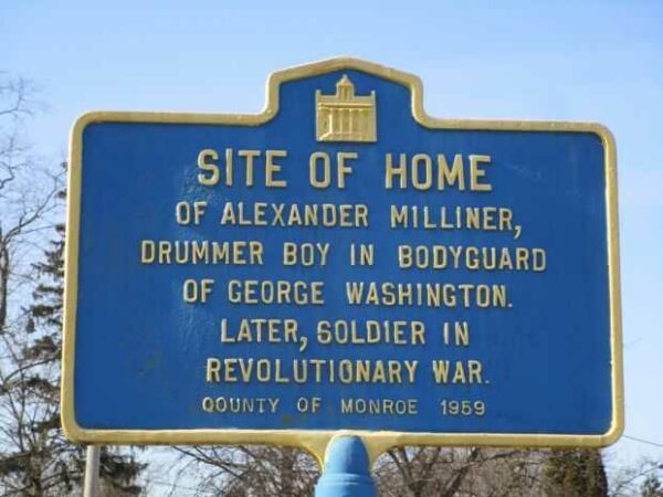 SITE OF HOME OF ALEXANDER MILLINER MEMORIAL MARKER