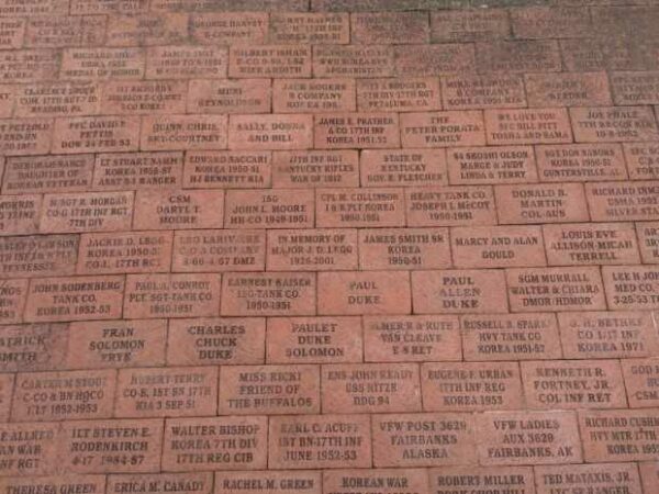 17TH INFANTRY REGIMENT “THE BUFFALOES” MEMORIAL BRICKS