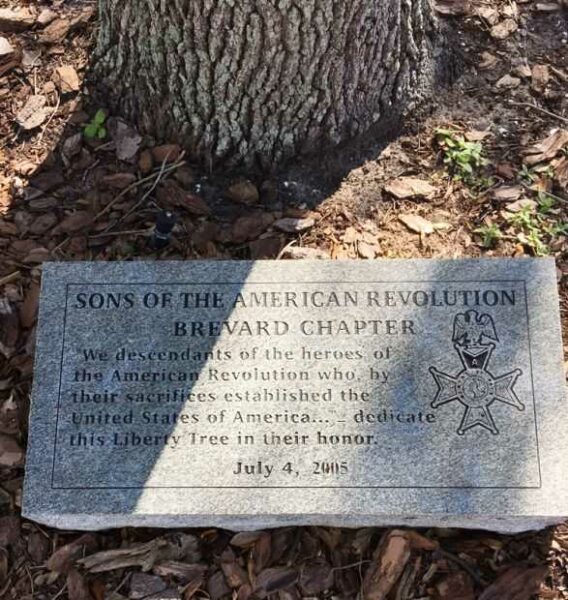 TITUSVILLE LIBERTY TREE MEMORIAL DEDICATION STONE