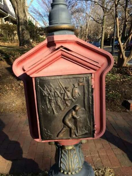PATRIOTISM AND ESPIONAGE WAR MEMORIAL CALL BOX SIDE B