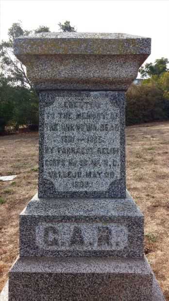 SUNRISE MEMORIAL CEMETERY CIVIL WAR UNKNOWN DEAD MEMORIAL