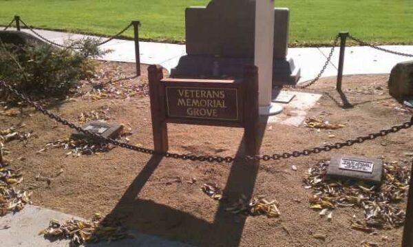 SHASTA COUNTY VETERANS MEMORIAL GROVE MARKER