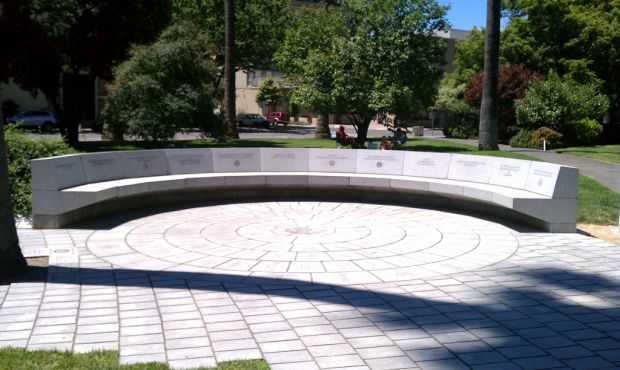 THE CALIFORNIA VETERANS MEMORIAL BENCH